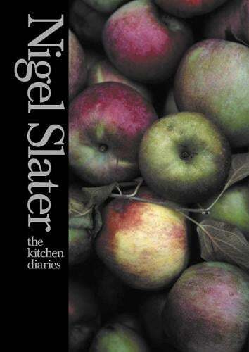 This is the book cover for 'The Kitchen Diaries' by Nigel Slater