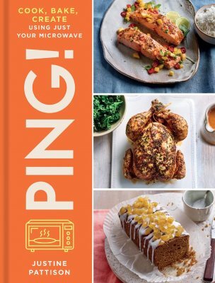 This is the book cover for 'PING!' by Justine Pattison