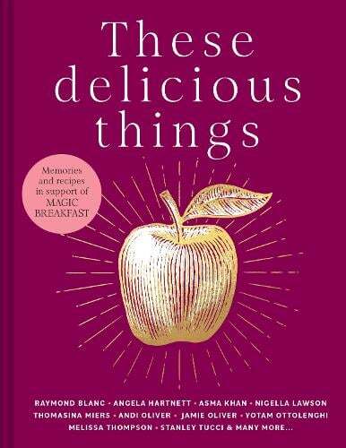 This is the book cover for 'These Delicious Things' by Jane Hodson