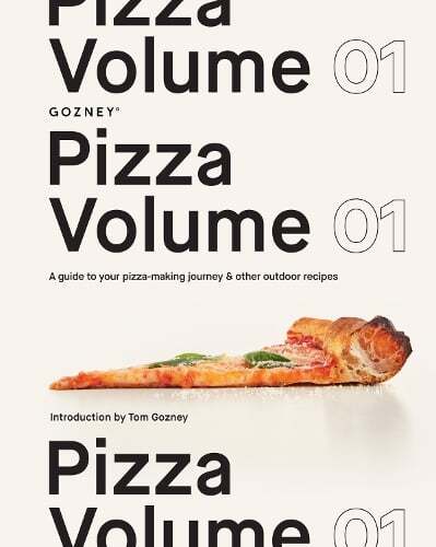 This is the book cover for 'Pizza Volume 01' by Gozney