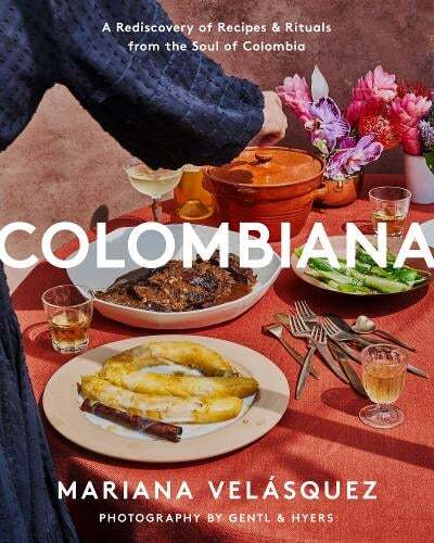 This is the book cover for 'Colombiana' by Mariana Velásquez