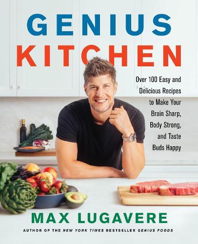 This is the book cover for 'Genius Kitchen' by Max Lugavere