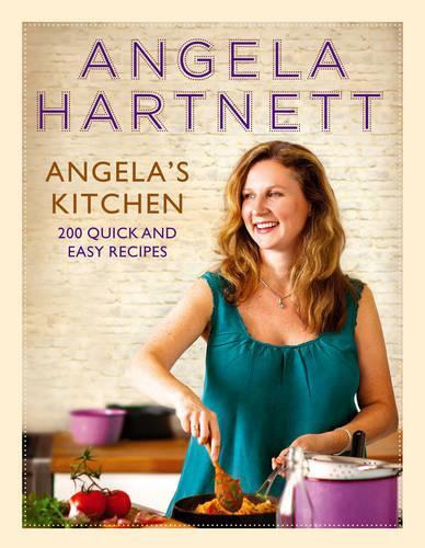 This is the book cover for 'Angela's Kitchen' by Angela Hartnett