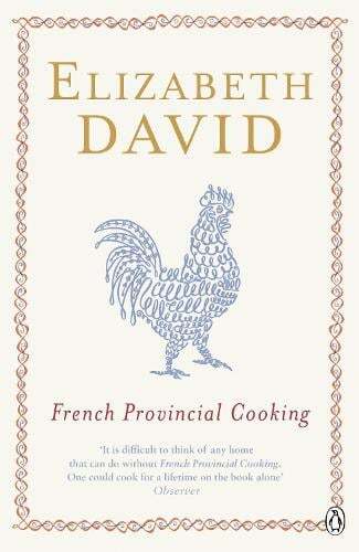 This is the book cover for 'French Provincial Cooking' by Elizabeth David