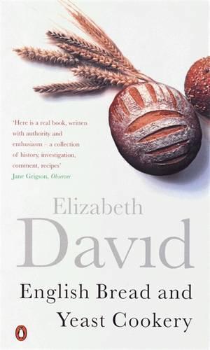 This is the book cover for 'English Bread and Yeast Cookery' by Elizabeth David