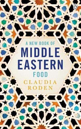 This is the book cover for 'A New Book of Middle Eastern Food' by Claudia Roden