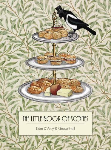 This is the book cover for 'The Little Book of Scones' by Grace Hall