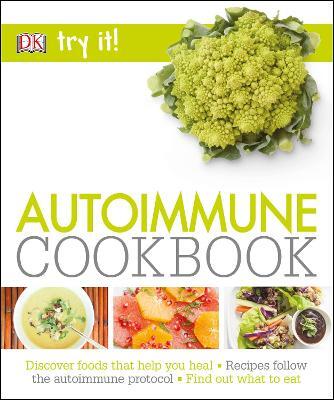 This is the book cover for 'Autoimmune Cookbook' by DK