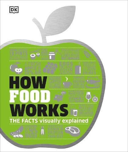 This is the book cover for 'How Food Works' by DK