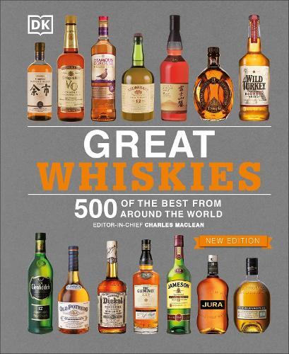 This is the book cover for 'Great Whiskies' by Charles MacLean