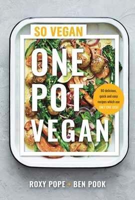 This is the book cover for 'One Pot Vegan' by Roxy Pope