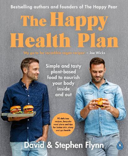 This is the book cover for 'The Happy Health Plan' by David Flynn