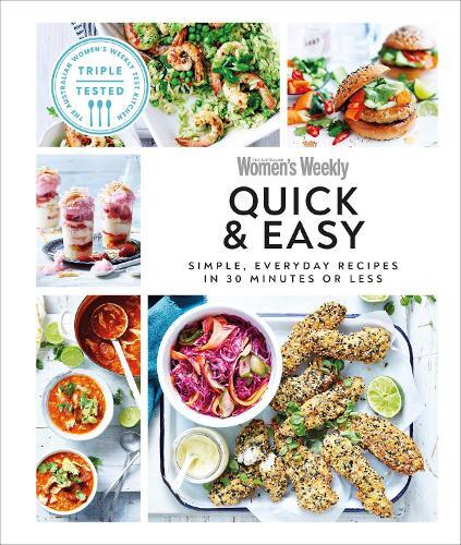 This is the book cover for 'Australian Women's Weekly Quick & Easy' by DK