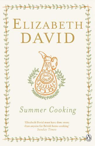 This is the book cover for 'Summer Cooking' by Elizabeth David