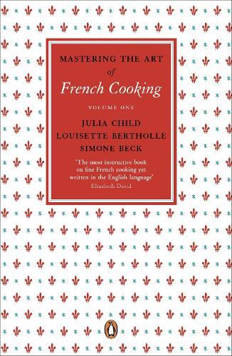 This is the book cover for 'Mastering the Art of French Cooking, Vol.1' by Julia Child