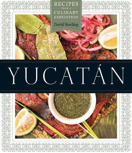 This is the book cover for 'Yucatán' by David Sterling