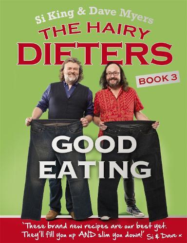 This is the book cover for 'The Hairy Dieters: Good Eating' by Hairy Bikers