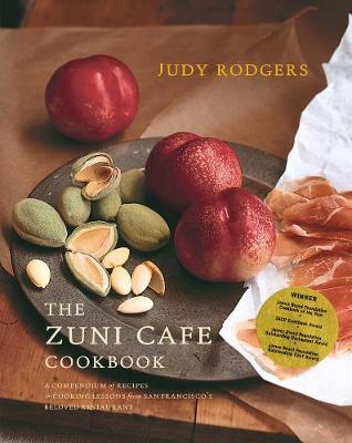 This is the book cover for 'The Zuni Cafe Cookbook' by Judy Rodgers