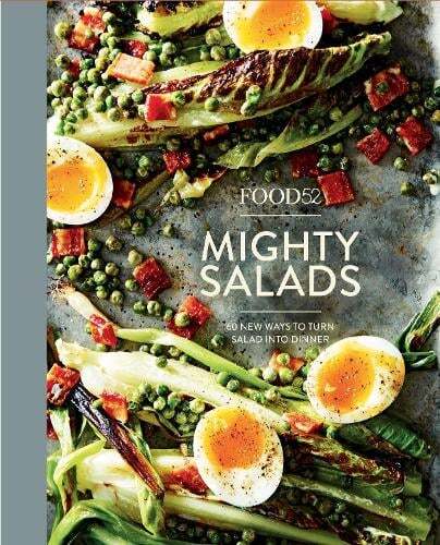 This is the book cover for 'Food52 Mighty Salads' by Editors of Food52