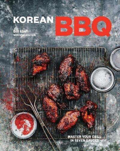 This is the book cover for 'Korean BBQ' by Bill Kim