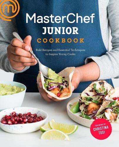 This is the book cover for 'MasterChef Junior Cookbook' by MasterChef Junior