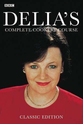 This is the book cover for 'Delia's Complete Cookery Course' by Delia Smith