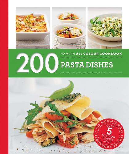 This is the book cover for 'Hamlyn All Colour Cookery: 200 Pasta Dishes' by Marina Filippelli