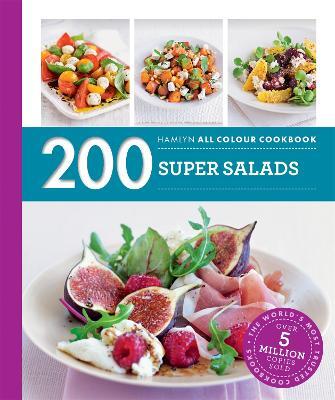 This is the book cover for 'Hamlyn All Colour Cookery: 200 Super Salads' by Alice Storey