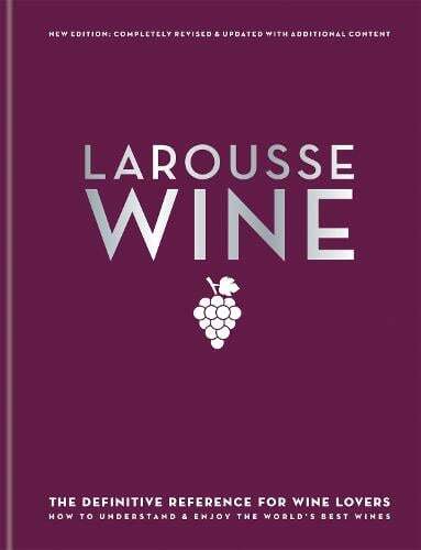 This is the book cover for 'Larousse Wine' by David Cobbold