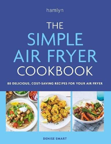 This is the book cover for 'The Simple Air Fryer Cookbook' by Denise Smart