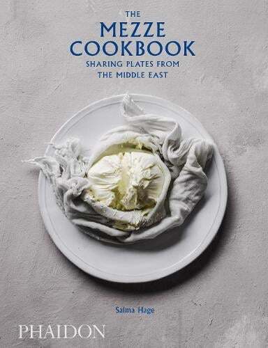 This is the book cover for 'The Mezze Cookbook' by Salma Hage