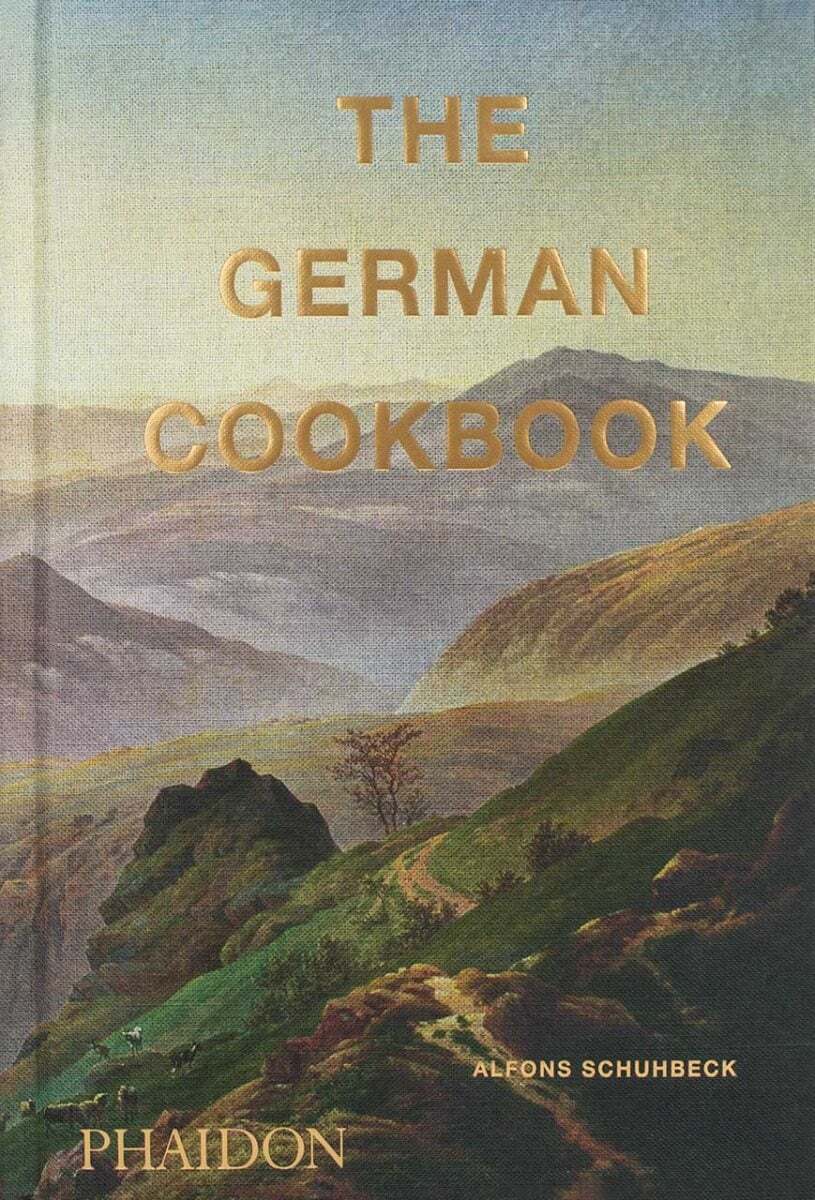 This is the book cover for 'The German Cookbook' by Alfons Schuhbeck