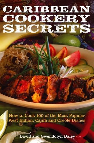 This is the book cover for 'Caribbean Cookery Secrets' by David Daley