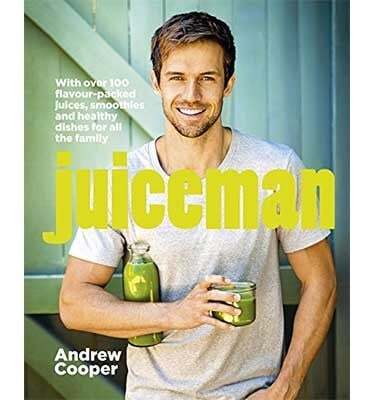 This is the book cover for 'Juiceman' by Andrew Cooper