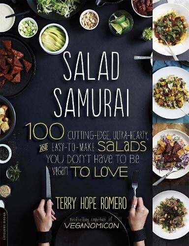 This is the book cover for 'Salad Samurai' by Terry Hope Romero