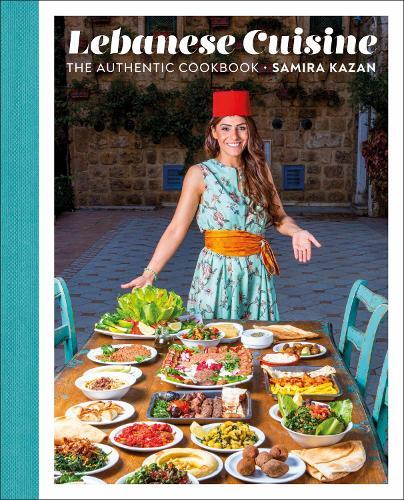 This is the book cover for 'Lebanese Cuisine' by Samira Kazan