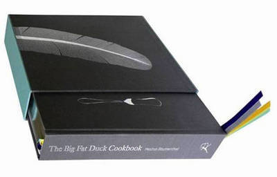 This is the book cover for 'The Big Fat Duck Cookbook' by Heston Blumenthal