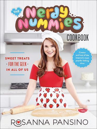 This is the book cover for 'The Nerdy Nummies Cookbook' by Rosanna Pansino