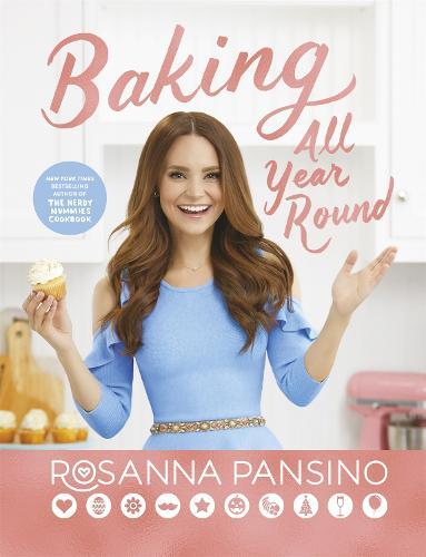 This is the book cover for 'Baking All Year Round' by Rosanna Pansino