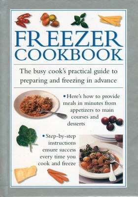 This is the book cover for 'Freezer Cookbook' by Valerie Ferguson