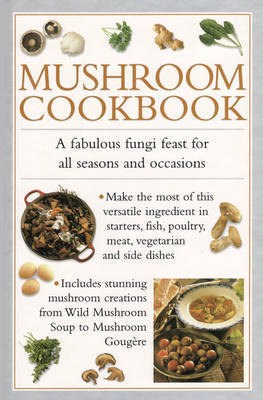 This is the book cover for 'Mushroom Cookbook' by Valerie Ferguson