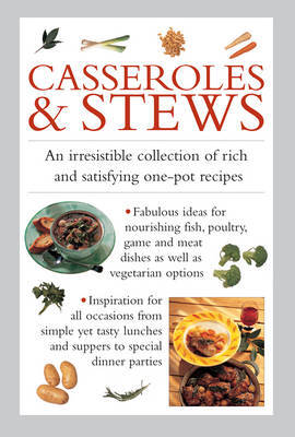 This is the book cover for 'Casseroles & Stews' by Ferguson Valerie