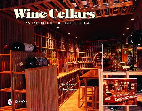 This is the book cover for 'Wine Cellars' by Tina Skinner