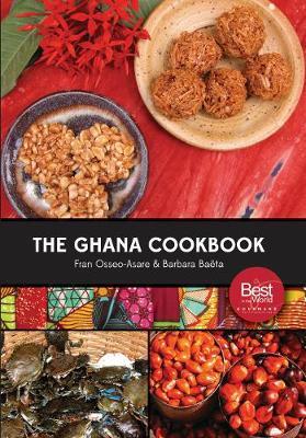 This is the book cover for 'The Ghana Cookbook' by Fran Osseo-Asare