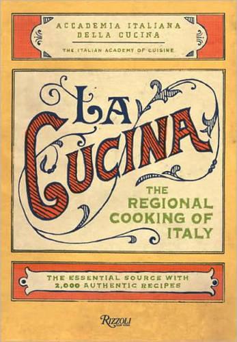 This is the book cover for 'La Cucina' by The Italian Academy of Cuisine