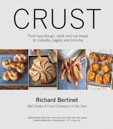 This is the book cover for 'Crust' by Richard Bertinet