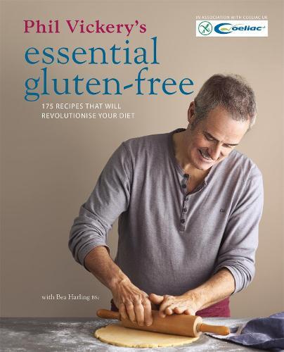 This is the book cover for 'Phil Vickery's Essential Gluten Free' by Phil Vickery