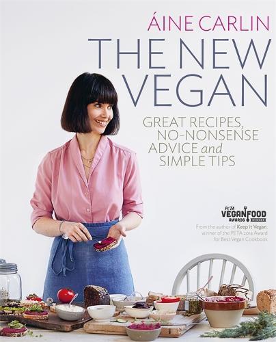 This is the book cover for 'The New Vegan' by Aine Carlin