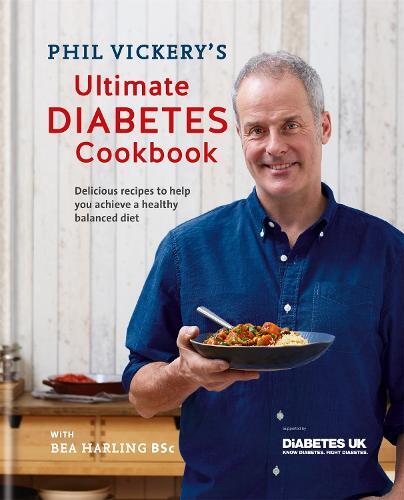 This is the book cover for 'Phil Vickery's Ultimate Diabetes Cookbook' by Phil Vickery