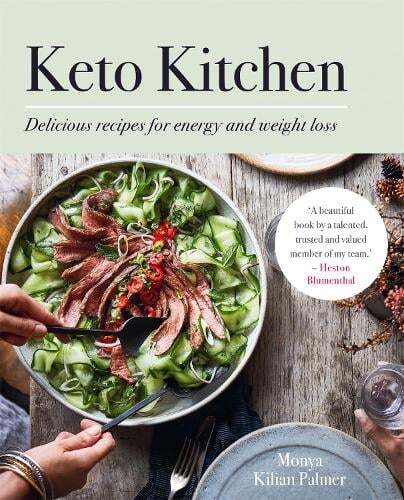 This is the book cover for 'Keto Kitchen' by Monya Kilian Palmer